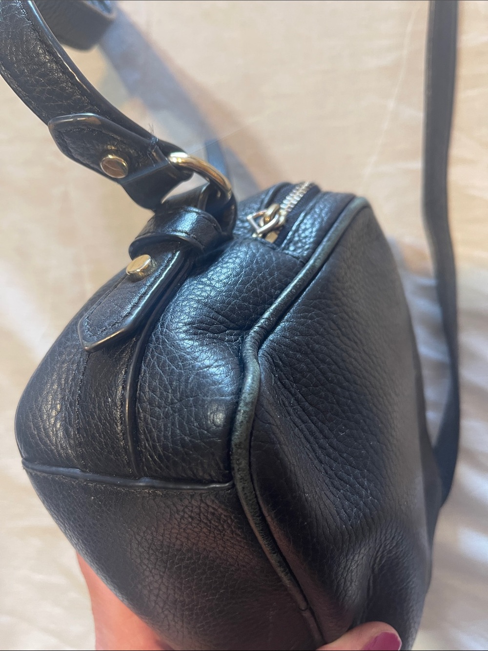 kate spade Black Pebbled Leather Crossbody Camera Bag - Picture 4 of 7